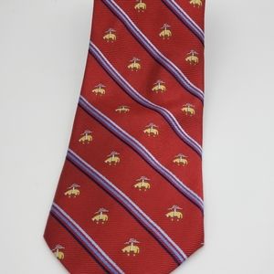 Brooks Brothers Golden Fleece Logo Silk Tie